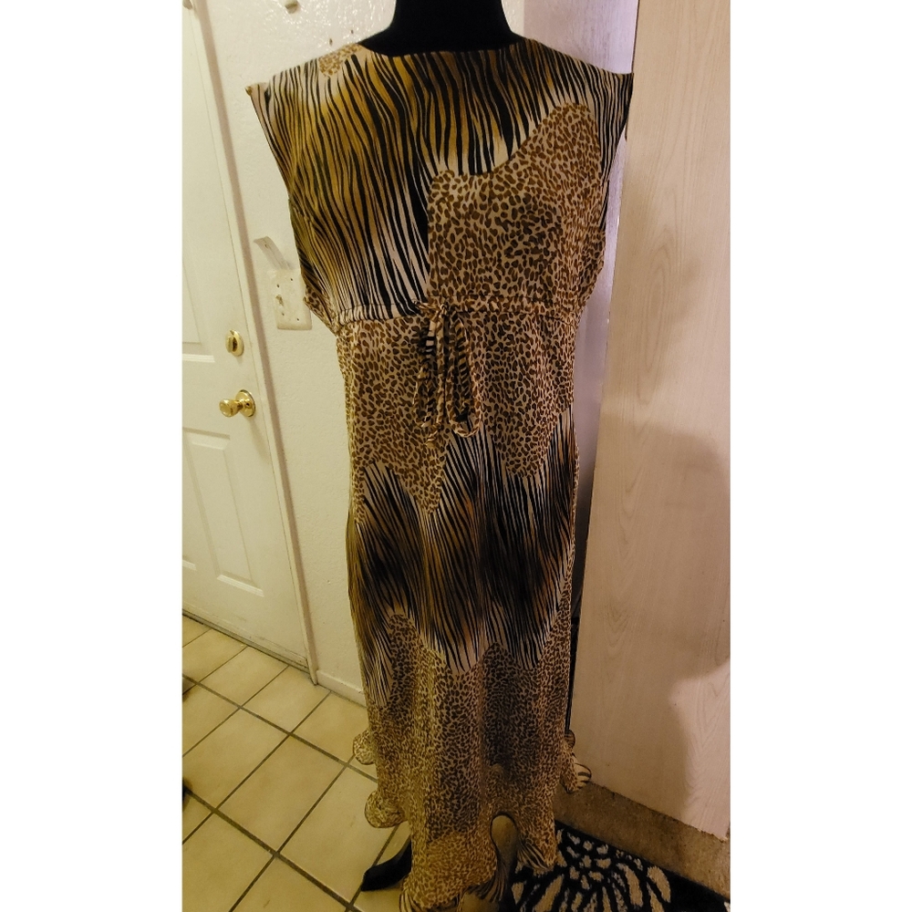 Animal print Alluring Midi dress